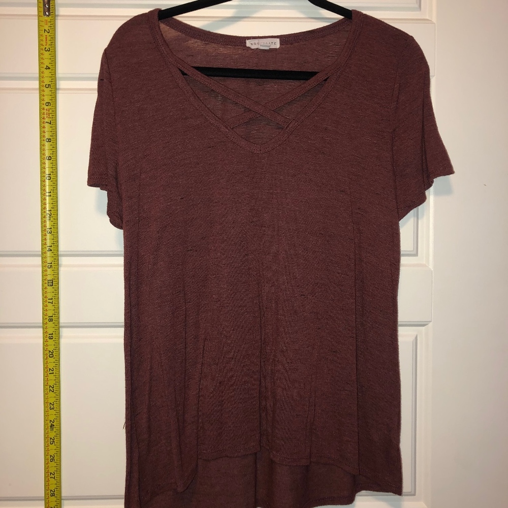 Dark Pink Short Sleeve